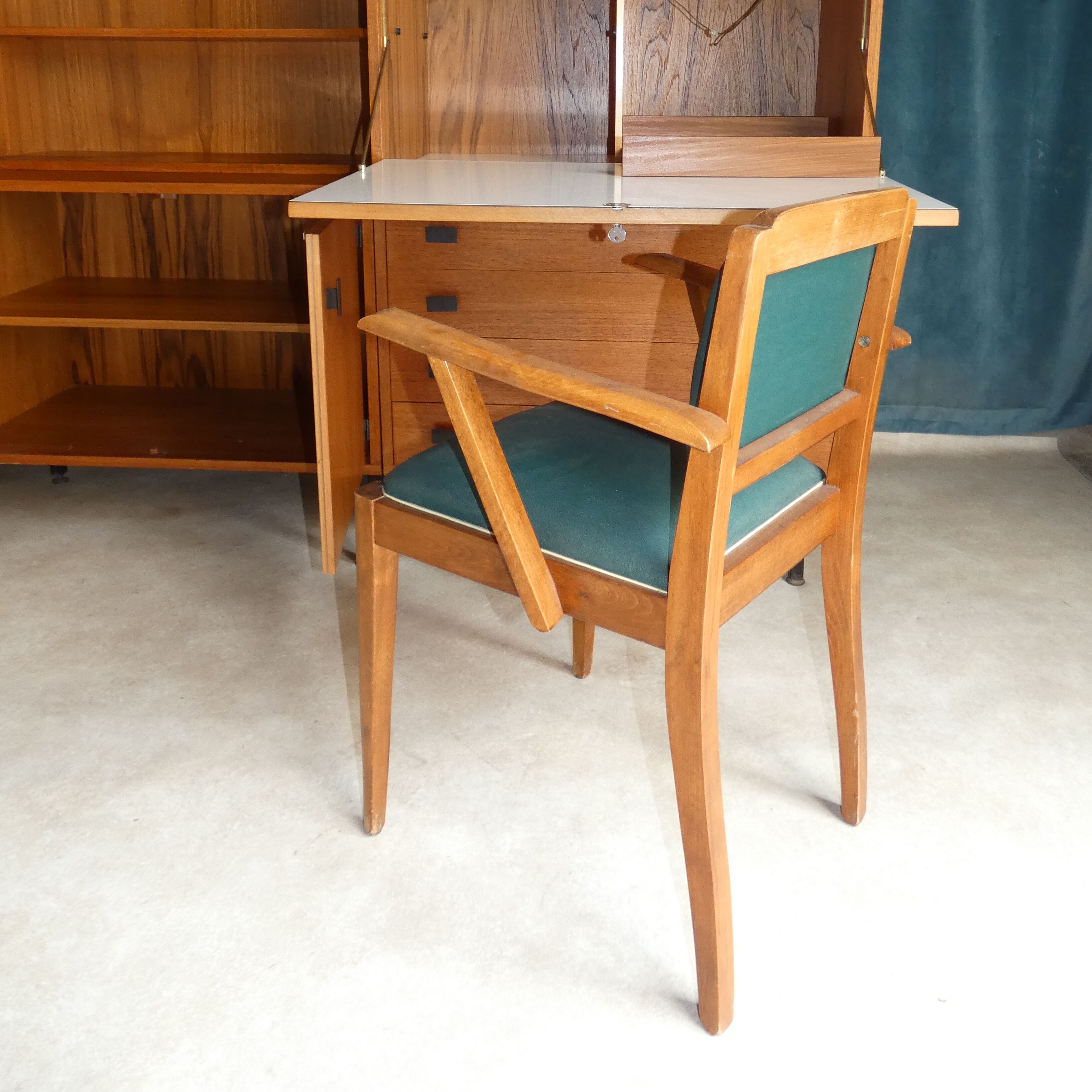 Secretary in teak 1950