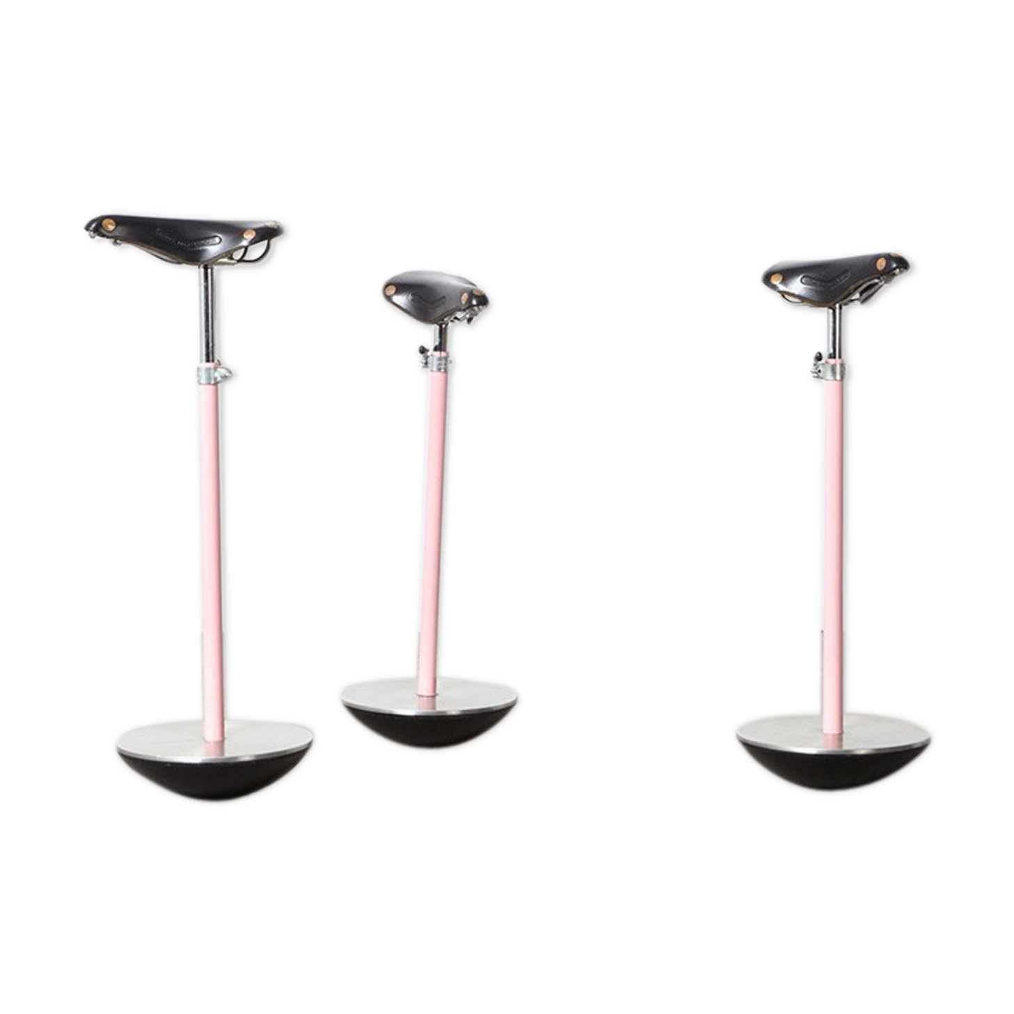 Set of 3 Sella Stools by Achille Castiglioni for Zanotta 1957