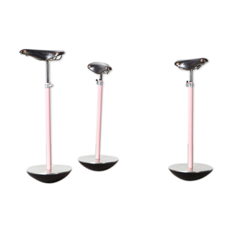 Set of 3 Sella Stools by Achille Castiglioni for Zanotta 1957
