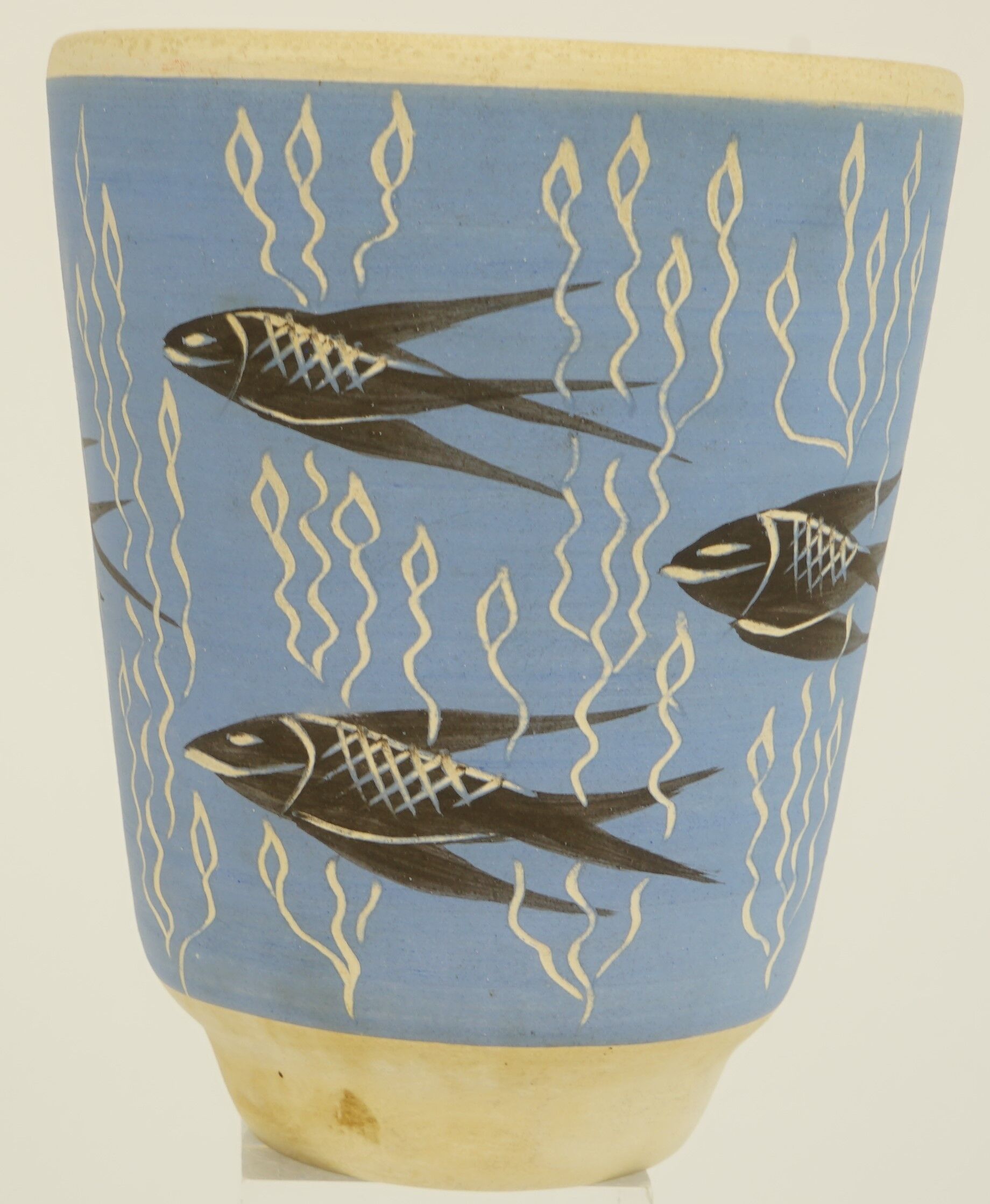 Vase céramique Bernard Moss Mevagissey pottery, Angleterre