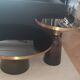 Sebastian Herkner "BELL coffee table" designer coffee table in glass by CLAS