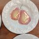 Set of 5 slip dessert plates - Salins les Bains
