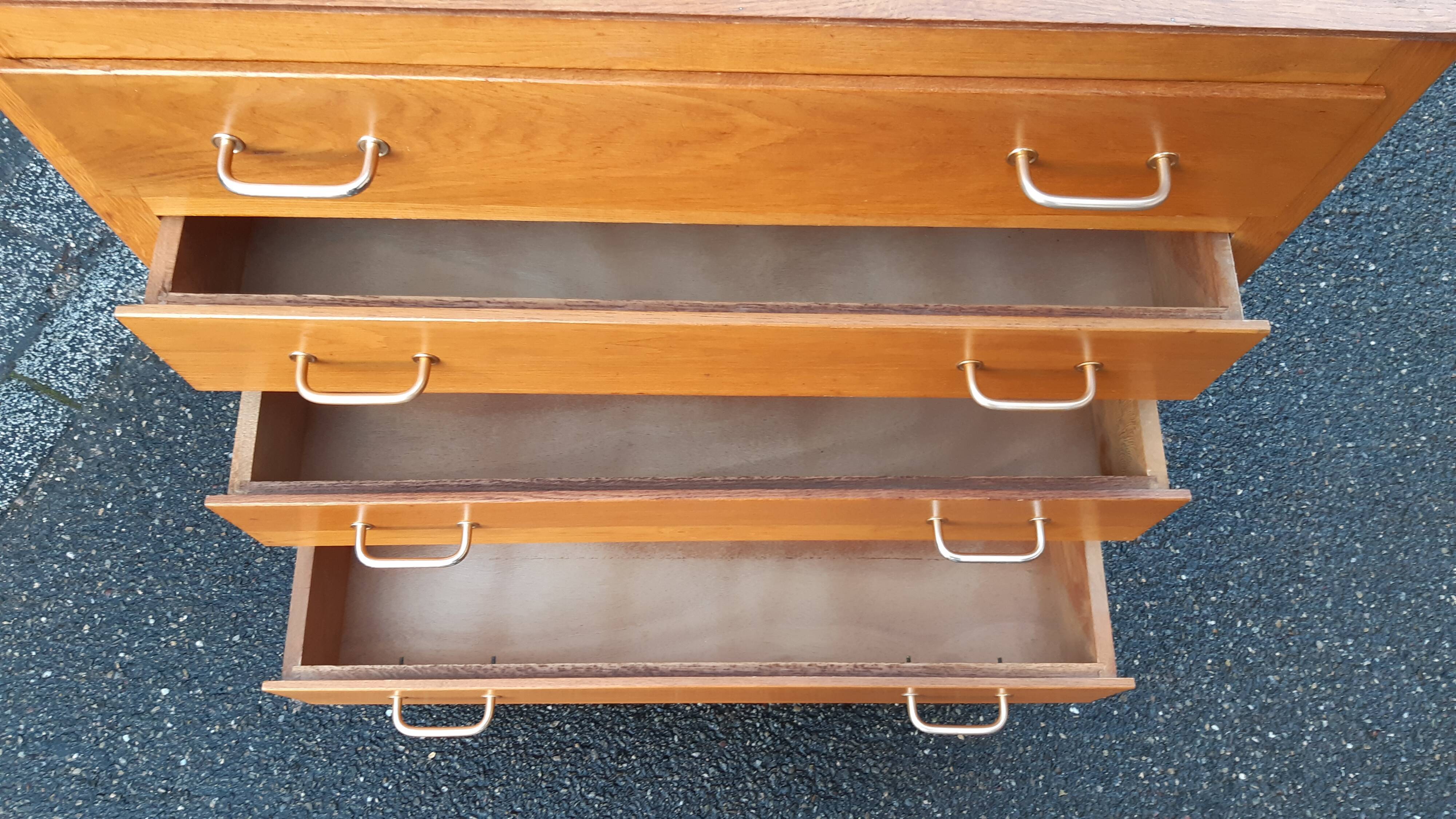 Commode vintage chêne doré 1950