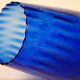 Glass vase Empoli Italy 1960