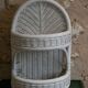 Rattan shelf