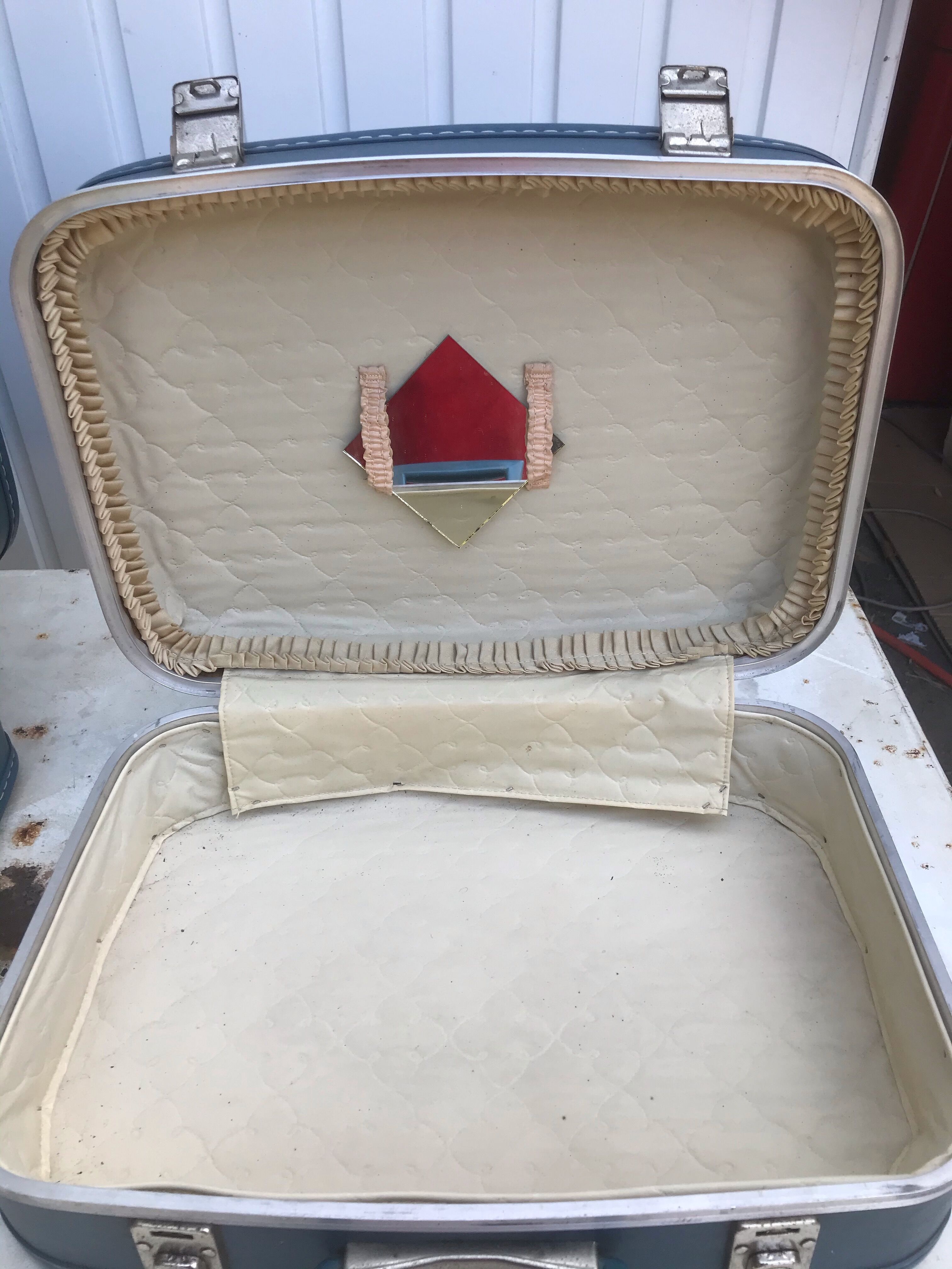 2 flight attendant suitcases