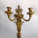 Bronze wall sconces Louis XVI, Belle Époque circa 1880–1910
