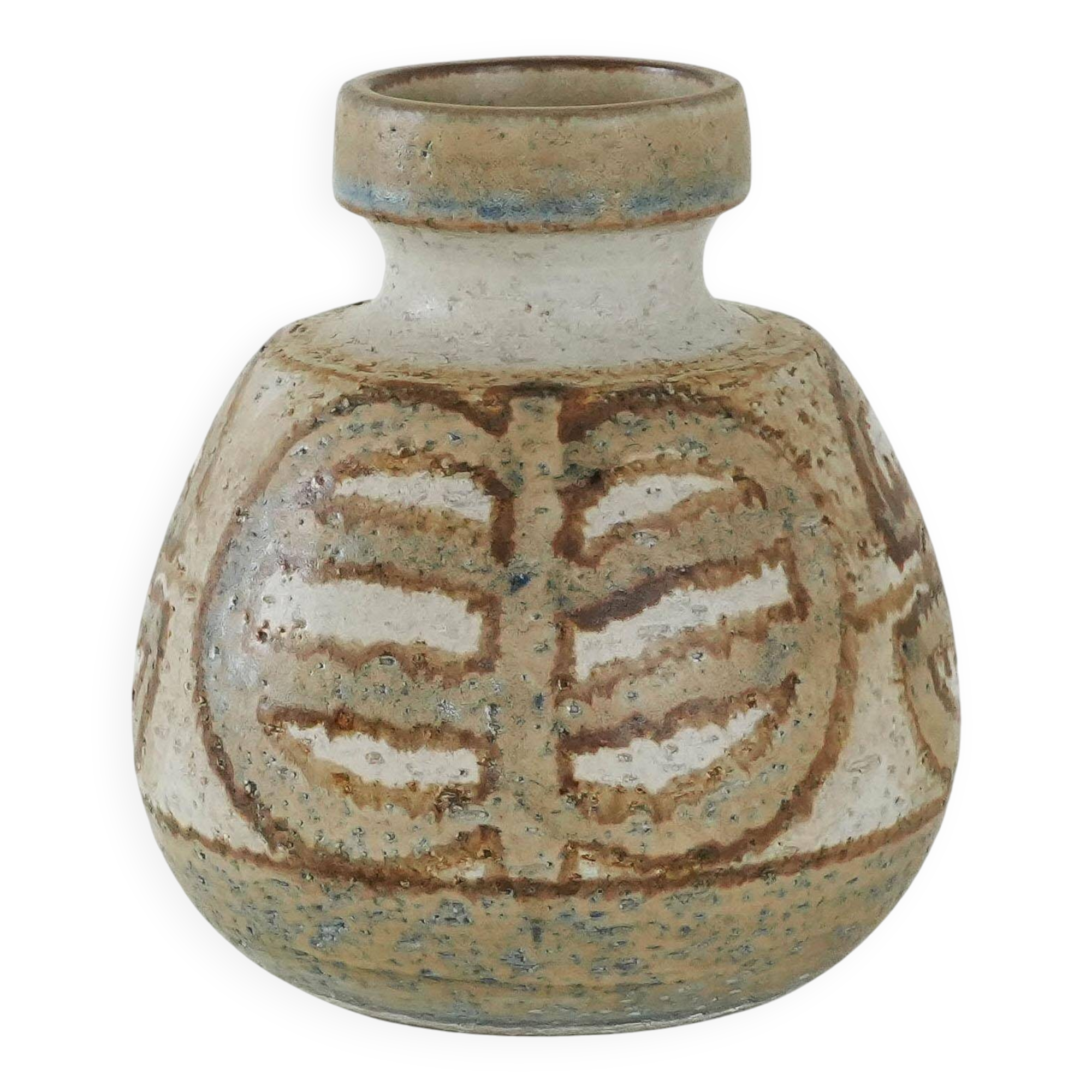 Ceramic vase, Danish design, 1960s, manufacturer: Søholm
