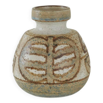 Ceramic vase, Danish design, 1960s, manufacturer: Søholm