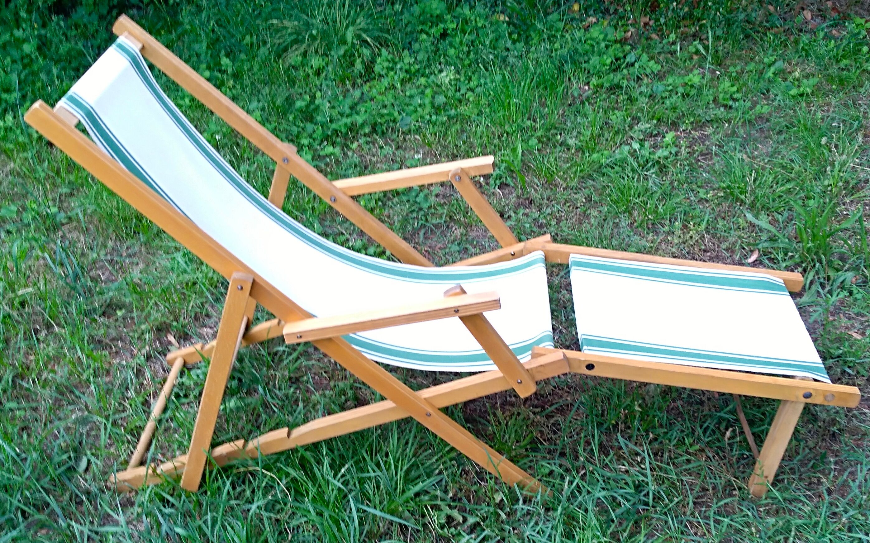 Vintage deckchair
