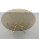 Brass and Smoked Glass Coffee Table,1970s