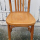 Vintage Baumann bistro chair blond wood