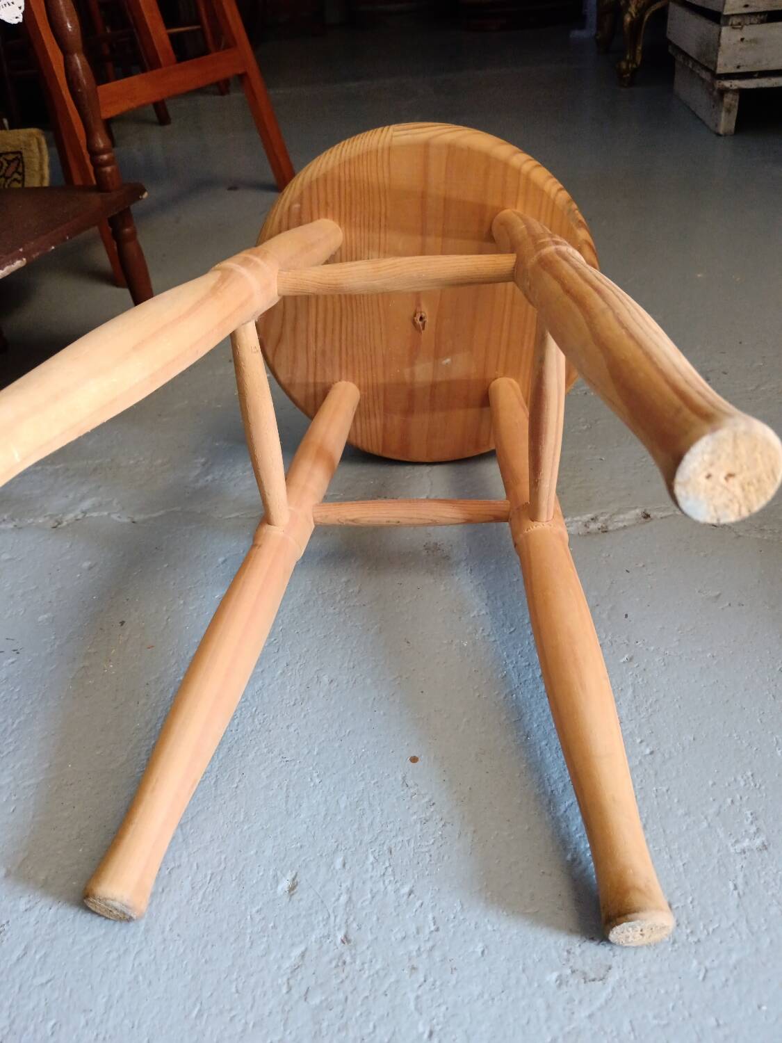 Wooden stool