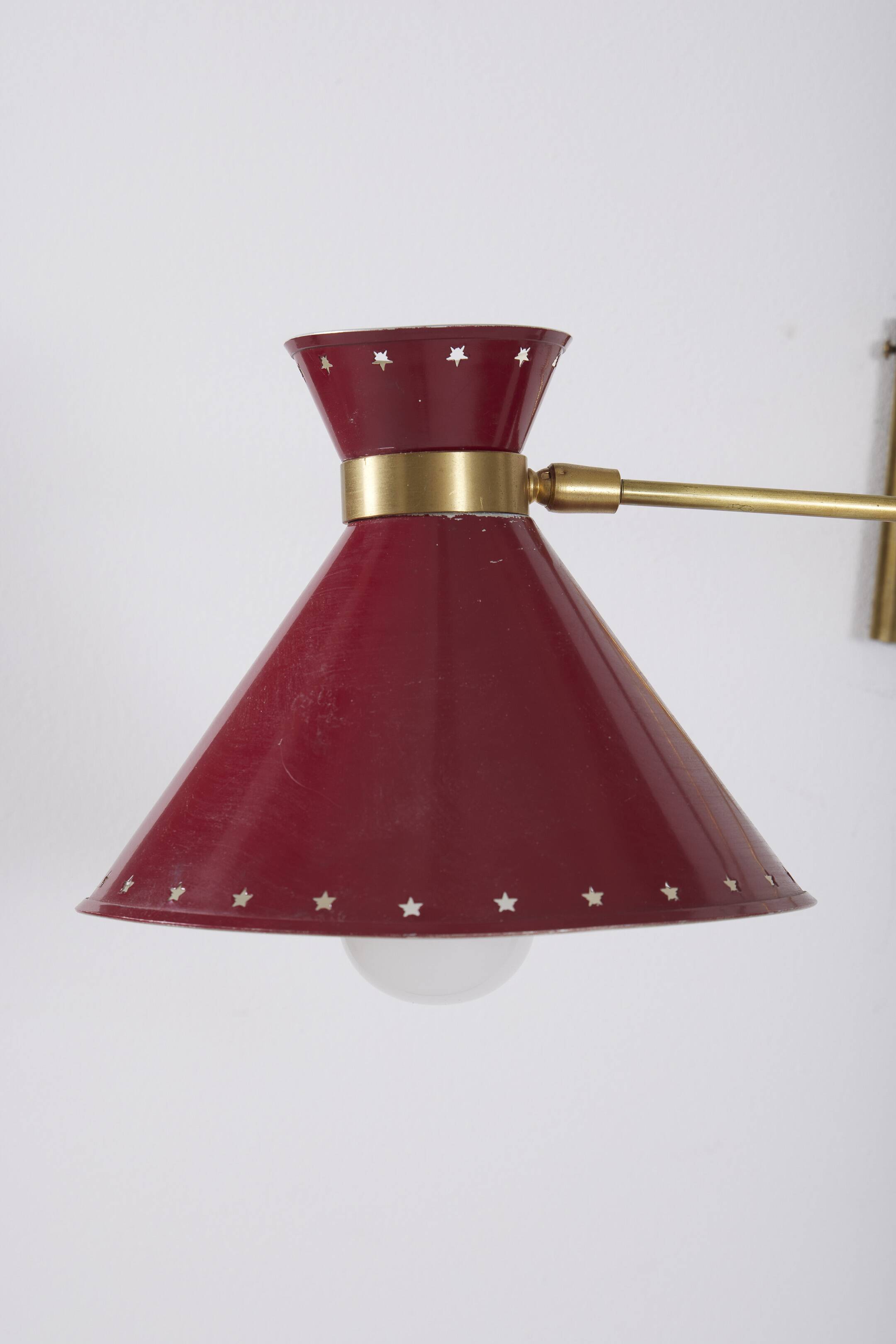 René mathieu wall light, 1950s