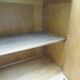 Small vintage marquetry wooden cabinet – 2 doors – Classic style
