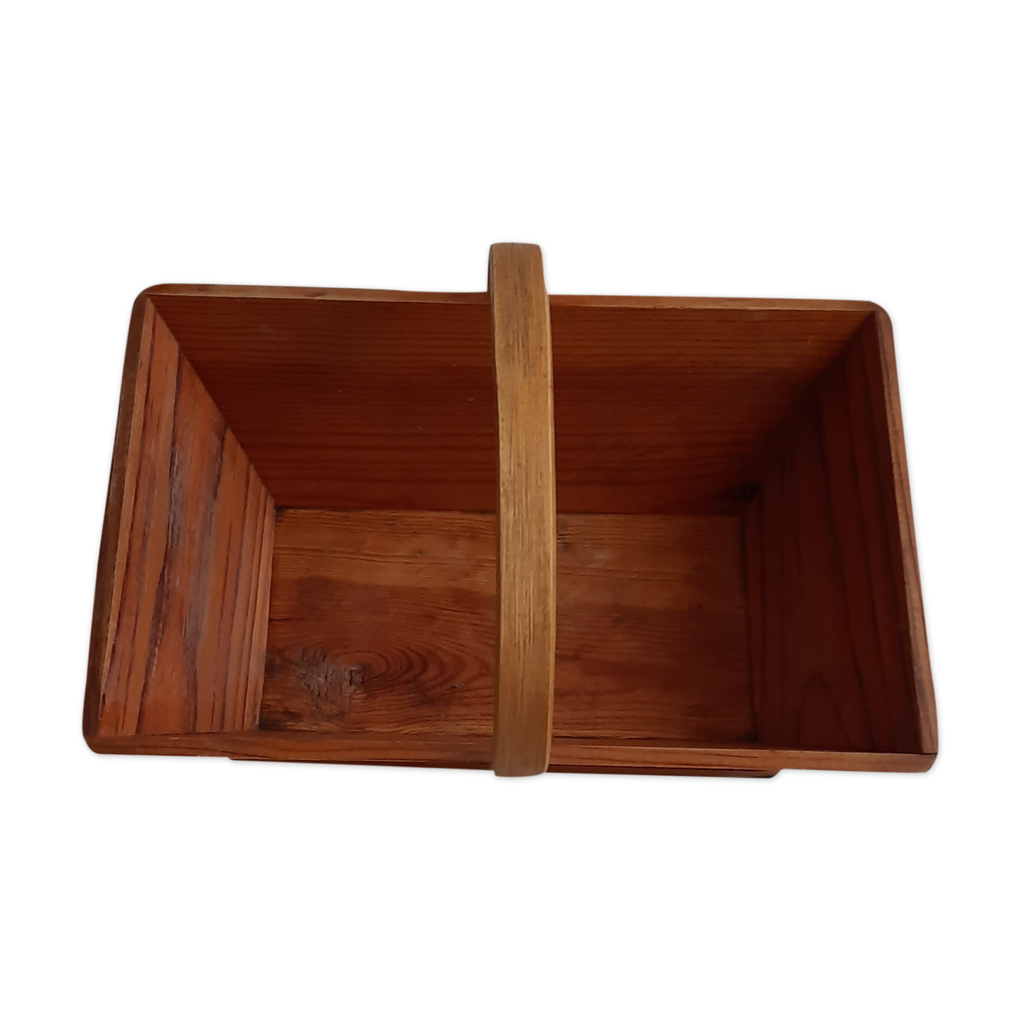 Wooden picking basket