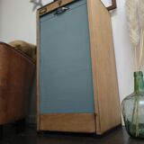 Vintage curtain binder cabinet