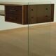 Bureau en verre français des années 1950