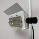 Vintage 70s floor lamp in white metal