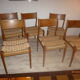 6 chairs Gessef Consorzio Sedie 1960