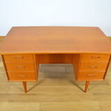 Teak desk scandinavian work 1960