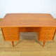 Teak desk scandinavian work 1960