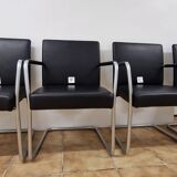 Ensemble de 4 fauteuils Walter Knoll édition Ligne Jason modèle 1519