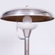 Restored Bauhaus Table Lamp, by Franta Anýž, Nickle-Plated Steel, Czech, 1920s