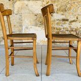 Paire de chaises bistrot par Luterma, circa 50-60