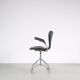 Chaise de bureau pivotante « 3217 » des années 1950 par Arne Jacobsen pour Fritz Hansen, Danemark