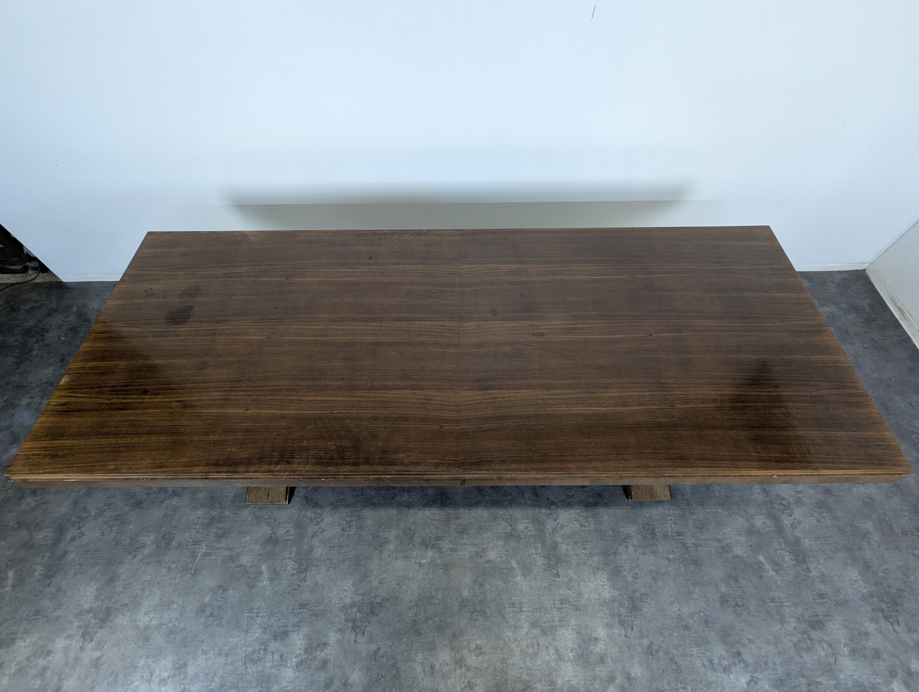 Art Deco desk table in rosewood