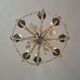 Old large chandelier with baccarat crystal tassels