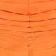 Togo set sofa and armchairs pumpkin orange 3 pieces no label