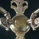 Paire d'appliques style Empire en bronze doré