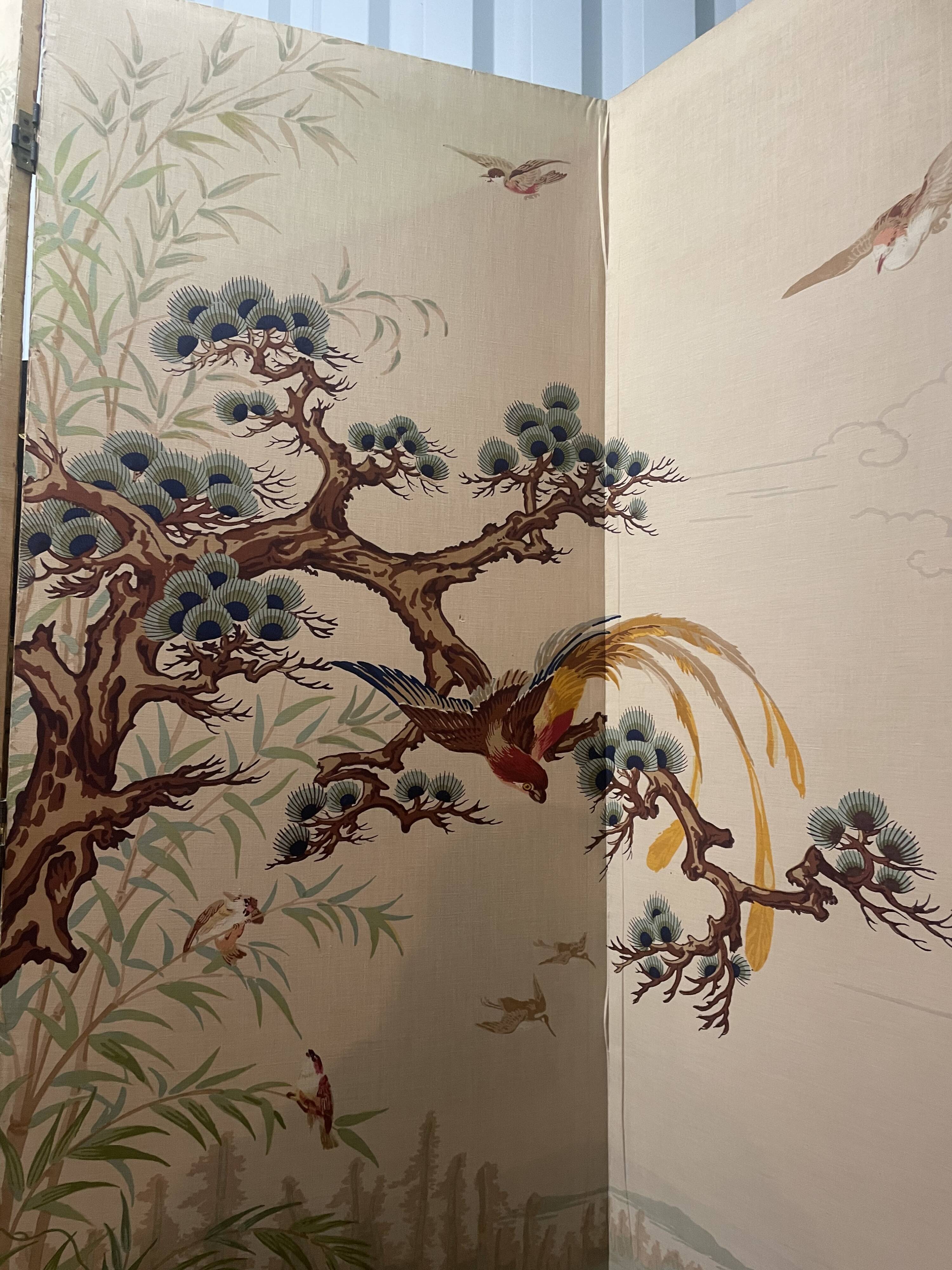 Very large fabric screen 1960