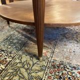 Art deco pedestal table, marble top