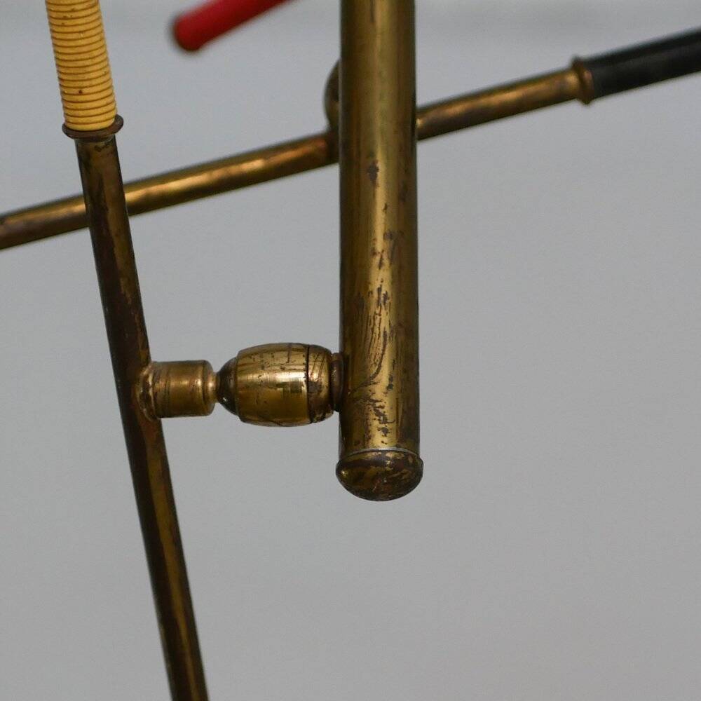 Sputnik chandelier in the Stilnovo style, 1950s.