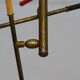 Sputnik chandelier in the Stilnovo style, 1950s.