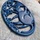 Dessous de plat fonte émaillée invicta chat bleu
