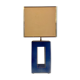 Blue enamelled 1970s lamp