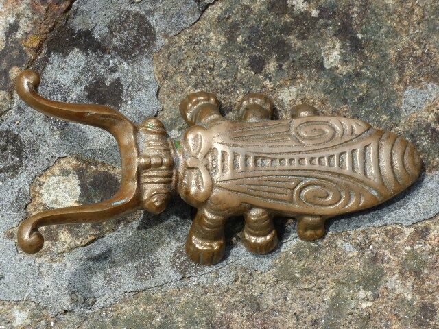 Vintage bronze beetle