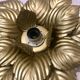 Wall lamp or ceiling lamp golden flower