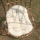 Fauteuil suspendu rotin /bambou 1970 vintage