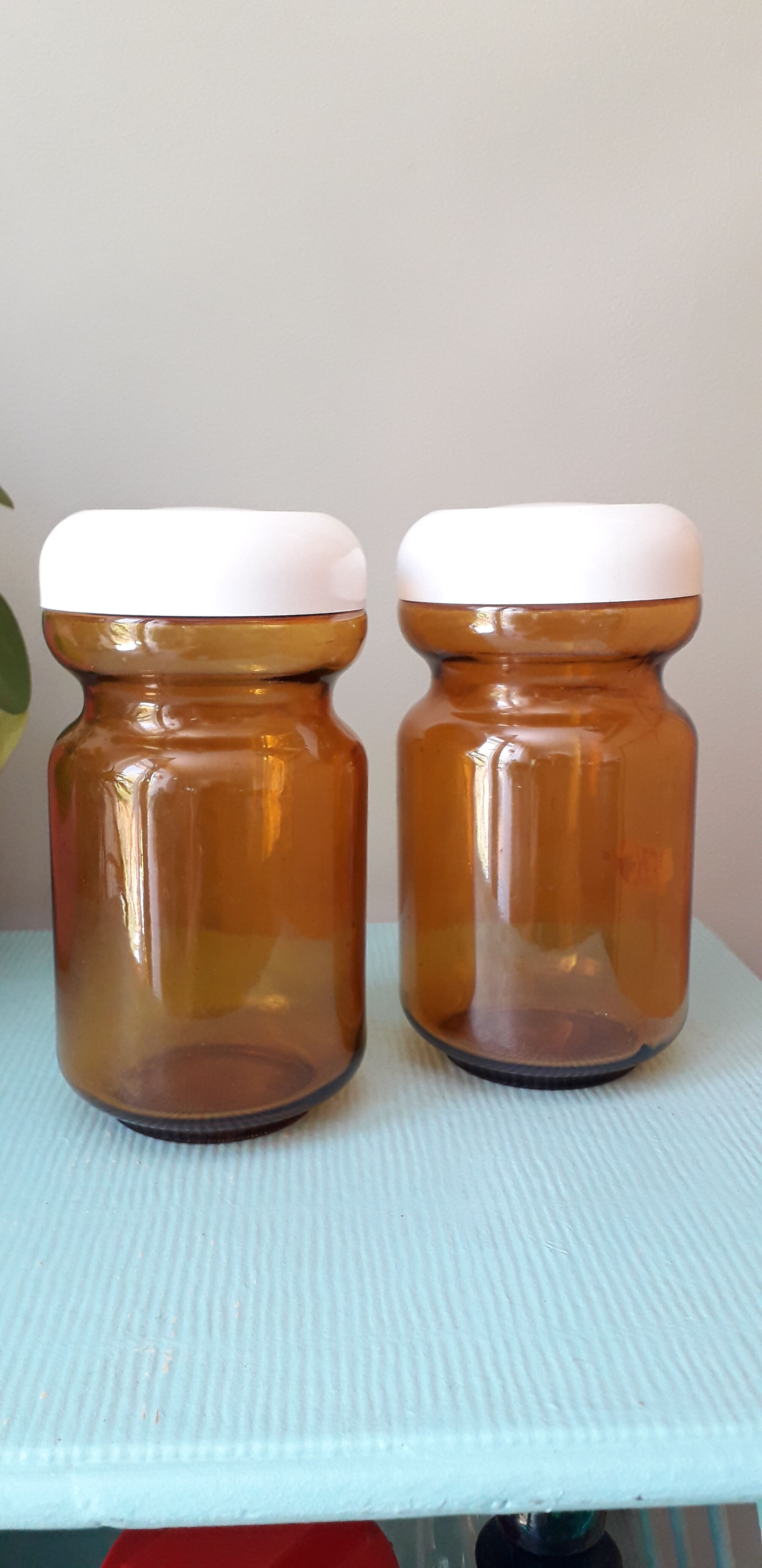Amber jars