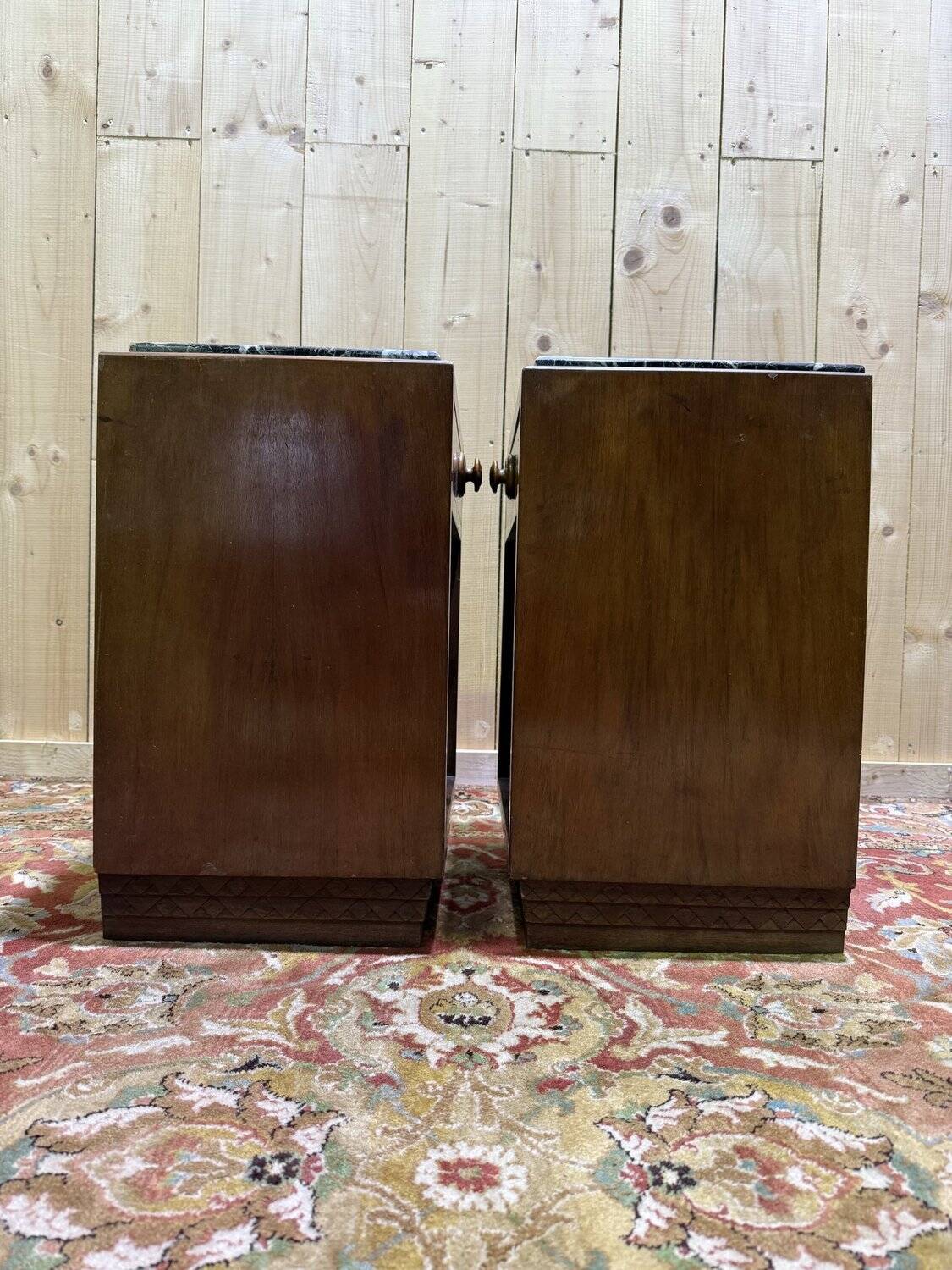 Pair of Art Deco bedside tables