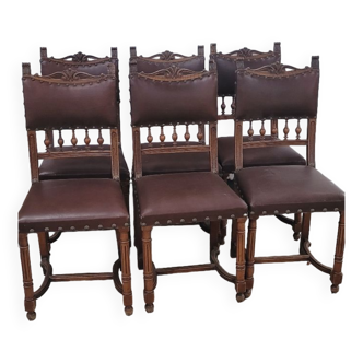 Lot de CHAISES HENRI II