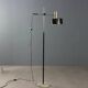Lampadaire vintage en aluminium et métal, design, Italie, années 1960