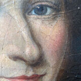 Painting "Portrait of a nobleman with a bow tie" XIX° HST (for restoration)