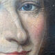 Painting "Portrait of a nobleman with a bow tie" XIX° HST (for restoration)