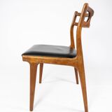 A set of four dining room chairs of teak of danish design, 1960s